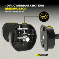 Гантели наборные MX SELECT Evo MX55 (эргономичная прорезиненная рукоять)