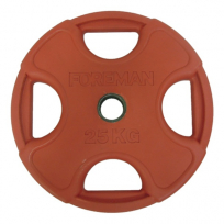 Олимпийский обрезиненный диск FOREMAN PRR-25 KG