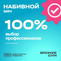 Мяч набивной BRONZE GYM FA-PWB7 7 кг