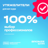 Утяжелители для ног и рук BRONZE GYM BG-FA-WW2 2 кг (1 кг х 2), пара