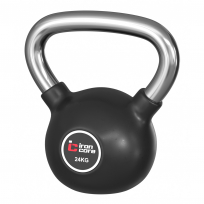 Стальная обрезиненная гиря IRON CORE IC1009-24kg (24 кг)