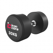 Гантельный ряд обрезиненный IRON CORE Standard IC1012 12.5-35 (10 пар 12.5-35 кг)