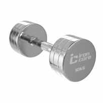 Гантельный ряд хромированный IRON CORE Standard IC1025 1-10 (10 пар 1-10 кг)