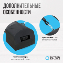 Силовая скамья регулируемая домашняя OXYGEN FITNESS INDIANA