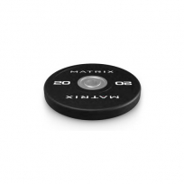 Диск бамперный обрезиненный MATRIX MAC-25RUBBLK-BP 25 кг (черный)