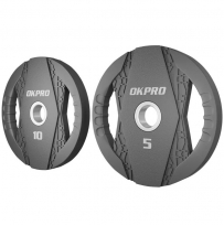 Диск олимпийский обрезиненный OKPRO 2,5 кг