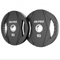 Диск олимпийский обрезиненный 10 кг OKPRO