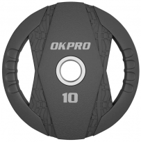Диск олимпийский обрезиненный 10 кг OKPRO