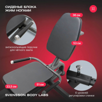 Силовой комплекс полукоммерческий SVENSSON BODY LABS Rigel Plus Pro (стек 60 кг)