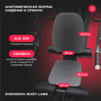 Силовой комплекс полукоммерческий SVENSSON BODY LABS Rigel Plus Pro (стек 60 кг)