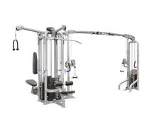 Комплекс на 6 станций HOIST с отдельной колонной для тяги HOIST Commercial Multi Jungle 6 Station - Single Pod With Stand AloNne Hi-Lo CMJ-6000-1-6175